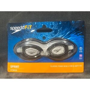 New Speedo Sprint Swim Goggle Clear